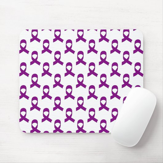 Lila Flachmuster Mousepad (Mit Mouse)