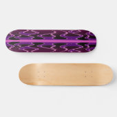 Lila Flames Skateboard (Horizontal)