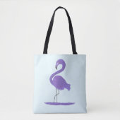 Lila Flamingo-Malerei - feine Küstenkunst Tasche (Vorderseite)