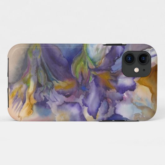 Lila Flamme Case-Mate iPhone Hülle (Rückseite (Horizontal))