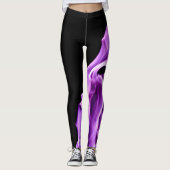 LILA FLAMME LEGGINGS (Vorderseite)