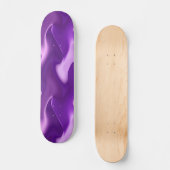 lila Flamme Skateboard (Vorderseite)