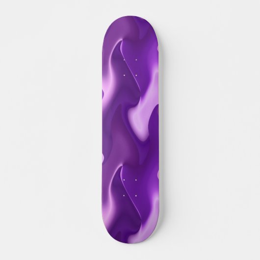 lila Flamme Skateboard (Vorne)