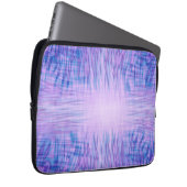Lila Flammen Laptopschutzhülle (Vorne Rechts)