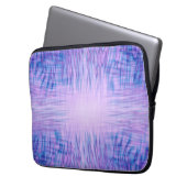 Lila Flammen Laptopschutzhülle (Vorderseite Links)