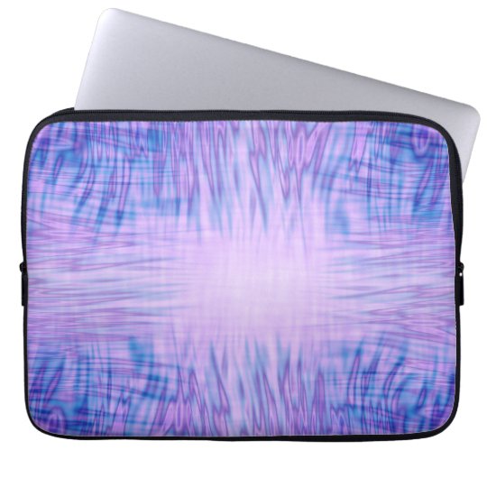Lila Flammen Laptopschutzhülle