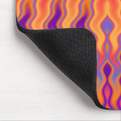 Lila Flammen Mousepad (Ecke)