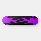Lila Flammenskateboard-Plattform Skateboard (Horizontal)