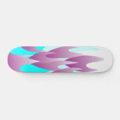 Lila Flammenskateboard Skateboard (Horizontal)