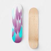 Lila Flammenskateboard Skateboard (Vorderseite)