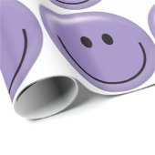 Lila Flatterpapier Geschenkpapier (Rolleneckpunkt)