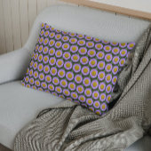 Lila Fleabane Daisy Floral Pattern Kissenbezug