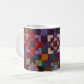 Lila Flecken Kaffeetasse (Vorderseite Links)
