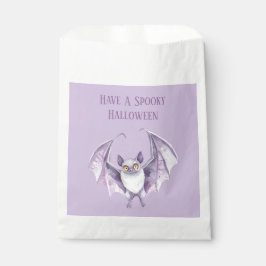Lila Fledermaus Gruselig Halloween   Geschenktütchen
