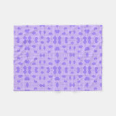 Lila Fleece Blanket (Vorderseite (Horizontal))