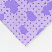 Lila Fleece Blanket (Ecke)