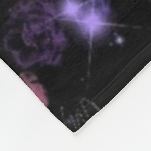 Lila Fleece Blanket Gitarre (Ecke)