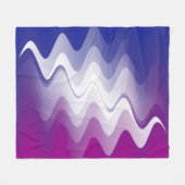 Lila Fleecedecke (Vorderseite (Horizontal))