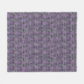 Lila Fleecedecke (Vorderseite (Horizontal))