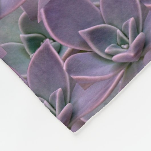 Lila Fleecedecke (Ecke)