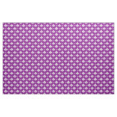 Lila Fleur-de-lis-Muster Stoff (Yard (91,4 cm))