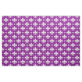 Lila Fleur-de-lis-Muster Stoff (Fat Quarter (45,7 x 55,9 cm))