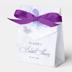 Lila Flieder Lebenslange Schmetterlinge Brautparty Geschenkschachtel