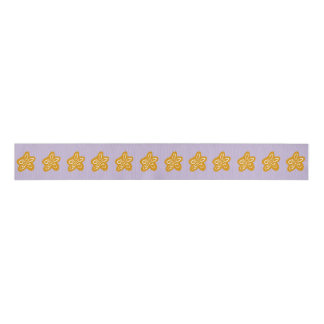 Lila Flieder Prinzessin Goldene Blumen Geburtstag Ripsband