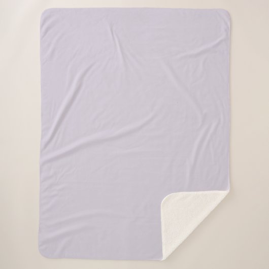 Lila Flieder Sherpadecke (Vorderseite)