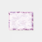 Lila Flieder-Tarnmuster Post-it Klebezettel (Vorderseite)