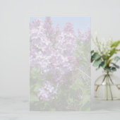 Lila Fliedern Fade25 Briefpapier (Stehend Vorderseite)