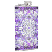 Lila Fliesen - Mosaik, griechischer Stil, Flachmann (Rechts)