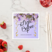 Lila Flora Die Nacht vor der Probe Napkins Serviette (Beispiel)