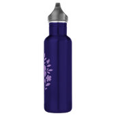 Lila Flora Flasche Edelstahlflasche (Rechts)