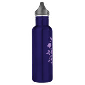 Lila Flora Flasche Edelstahlflasche (Links)