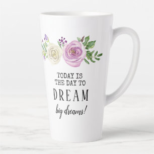 Lila Flora und Fauna Milchtasse
