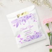 Lila Floral Butterfly Brautparty Vielen Dank Geschenktütchen (Versiegelt)