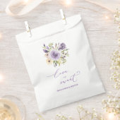 Lila Floral Gevor Bag Geschenktütchen (Ausgeschnitten)