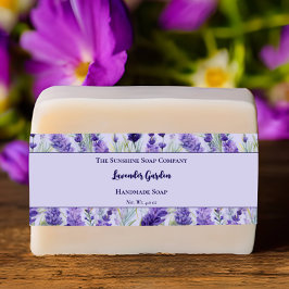 Lila Floral Lavendel Garden Soap Bauchband Einladung
