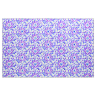 Lila Floral Mandala Stoff