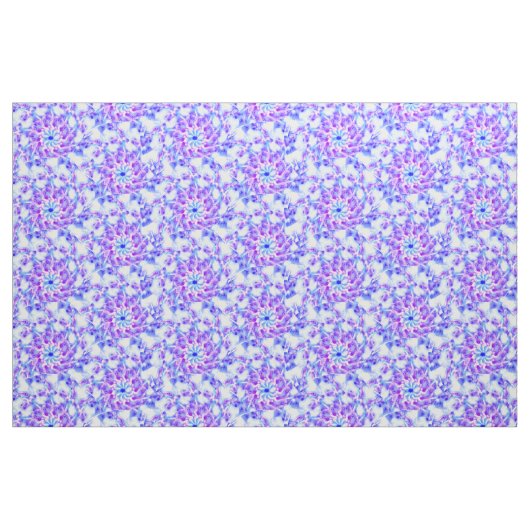 Lila Floral Mandala Stoff (Fat Quarter (45,7 x 55,9 cm))
