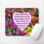 LILA FLORAL-RÄUME 8:28 FOTO-DESIGN MOUSEPAD (Mit Mouse)