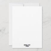 Lila Floral Raven gesegnet Samhain Pagan Gruß Karte (Rückseite)