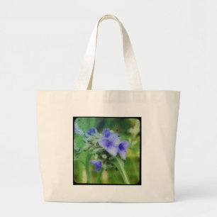 Lila Floral TTV Jumbo Stoffbeutel