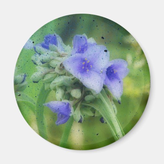 Lila Floral TTV Magnet (Vorne)