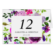 Lila florale geflochtene Zelt-Hochzeitsstimmung Ti (Vorderseite (Horizontal))