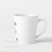 Lila florale MUTTER der GROOM Wedding Bridal Milchtasse (Rechts)