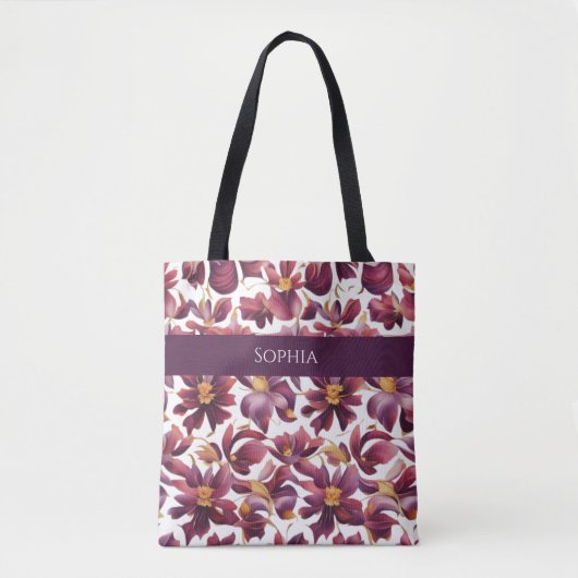 Lila florale tasche (Vorderseite)