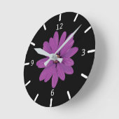 Lila, florale Uhr (Winkel)