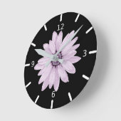 Lila, florale Uhr (Winkel)